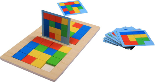 تحدي ترتيب الأشكال + كروت المطابقة