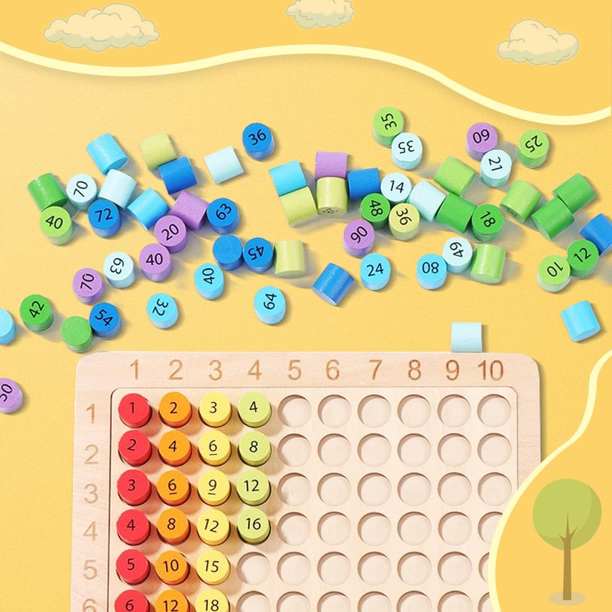 لعبة تعلم جدول الضرب