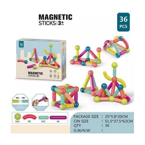 لعبة التركيب والبناء 36 قطعة