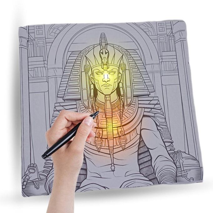 كتاب تلوين للكبار والصغار، 24 رسمة فرعوني