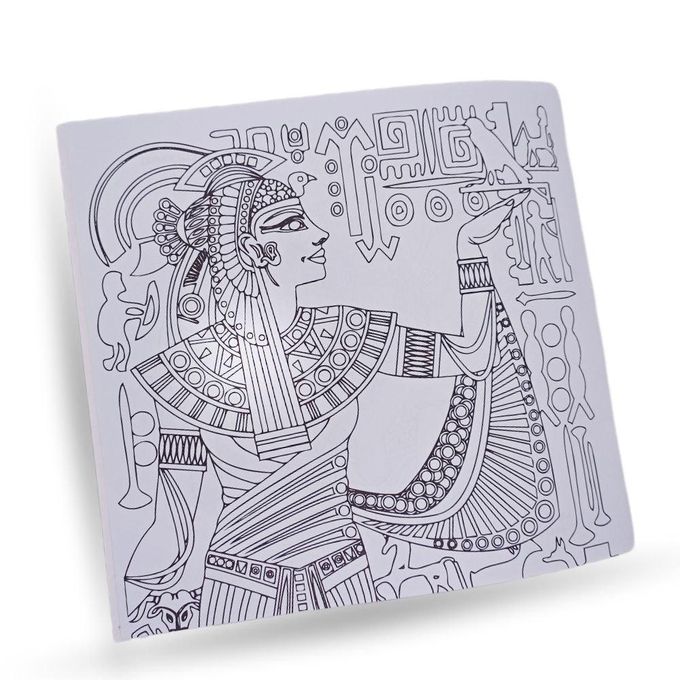 كتاب تلوين للكبار والصغار، 24 رسمة فرعوني