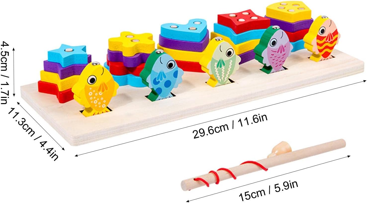 مطابقة الأشكال الهندسية و صياد السمك