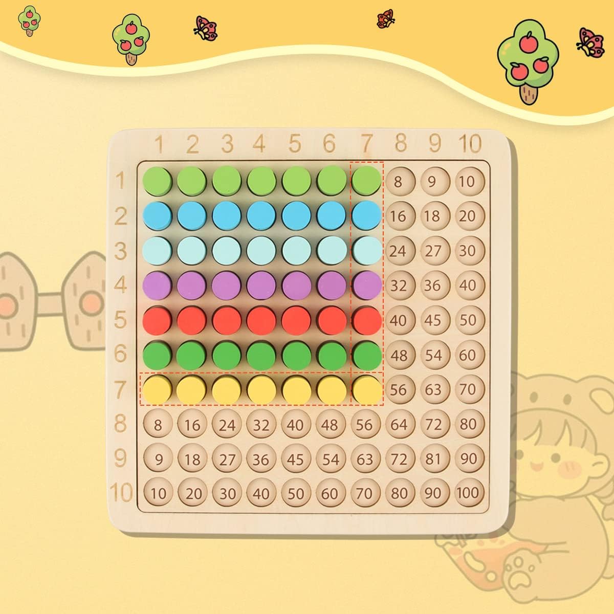 لعبة تعلم جدول الضرب