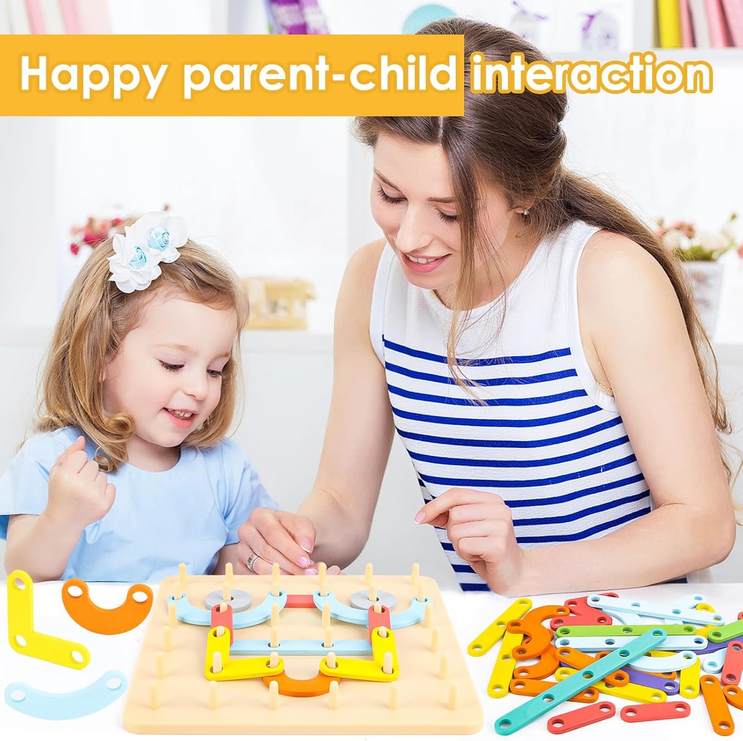 لوحة تركيب الاشكال الخشبية