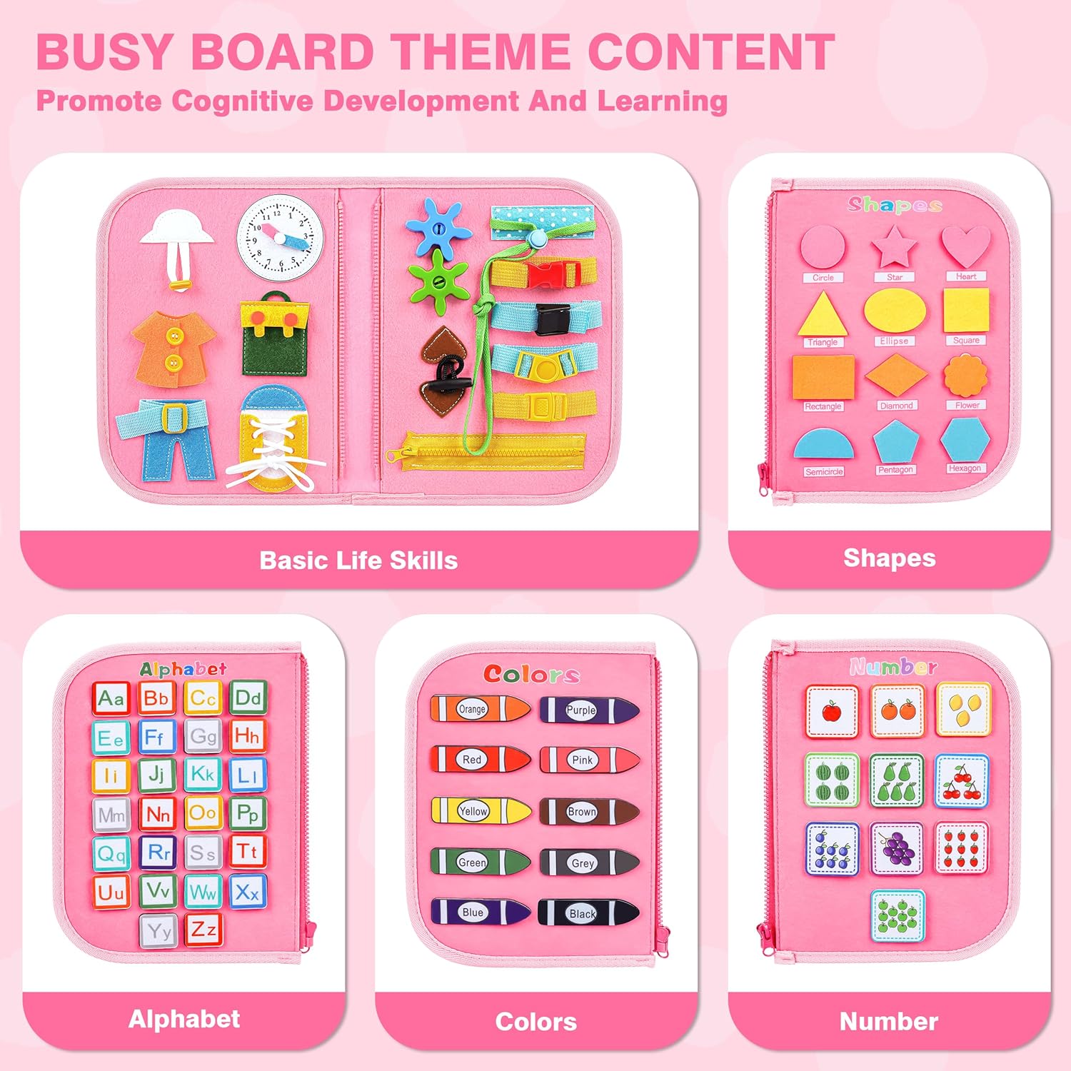 حقيبة تفاعلية عن أشكال وادوات