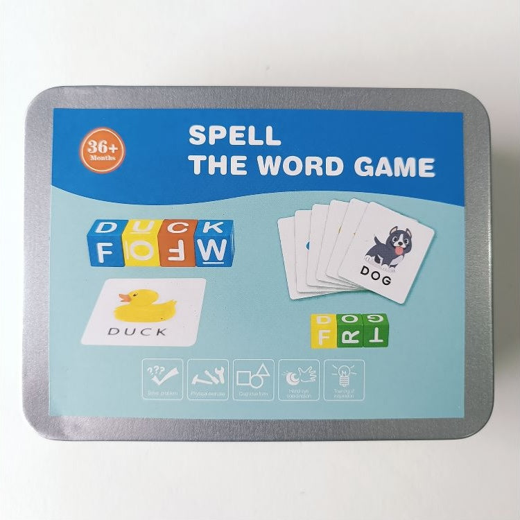 بوكس مكعبات الحروف الانجليزية + كروت المطابقة